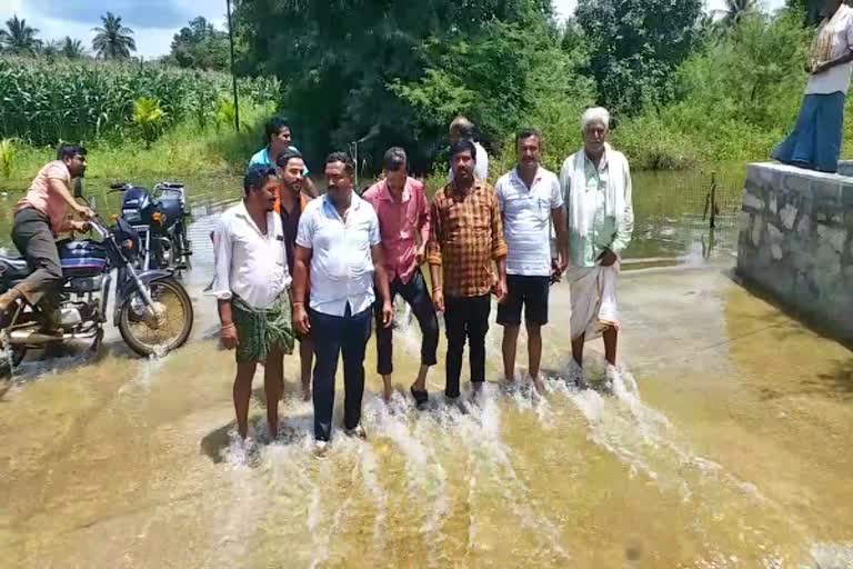 ಧಾರಾಕಾರ ಮಳೆಗೆ ಕೋಡಿಬಿದ್ದ ಹೆಬ್ಬಾಳ ಕೆರೆ