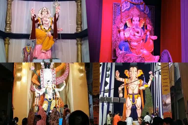 Variety Ganesh Idols in Telangana