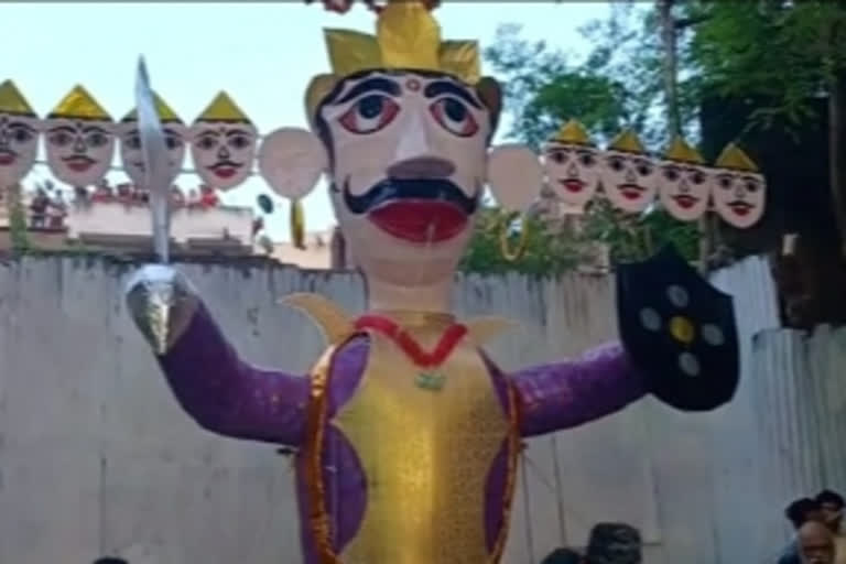 70 feet effigy of Ravana