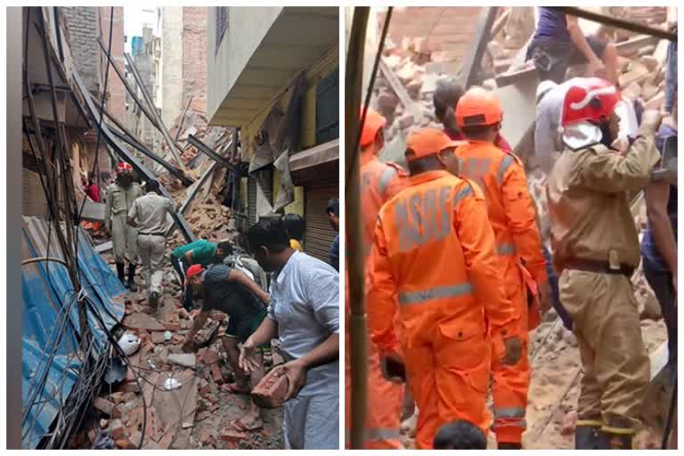 Under construction building collapses