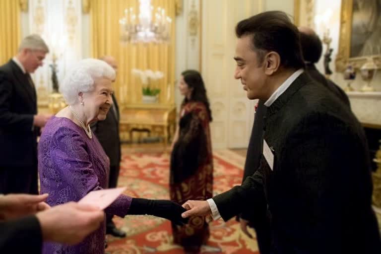 actor Kamal Haasan condolence to Queen Elizabeth death