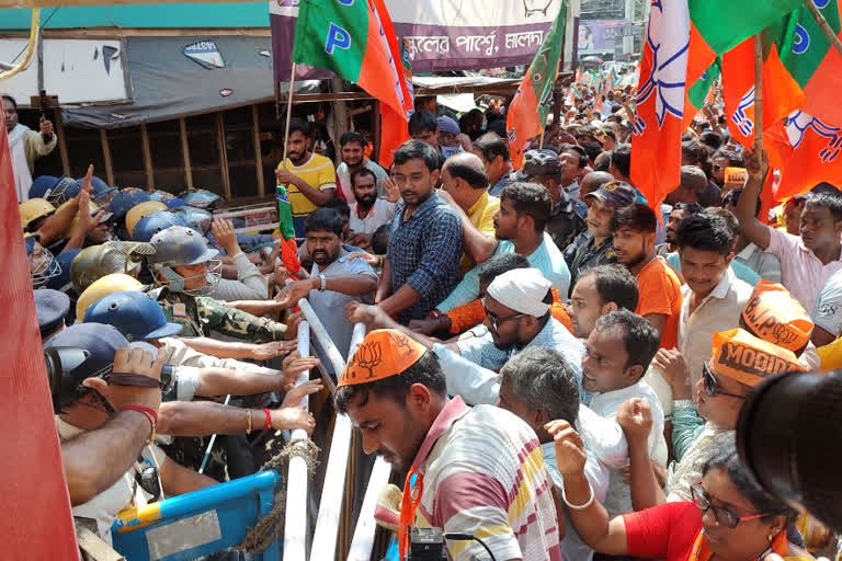 Sukanta Majumdar slams Mamata Banerjee during BJP Agitation in Malda