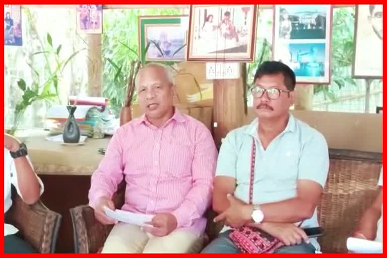JCCPA organized press meet on Assam Meghalaya border dispute at Diphu