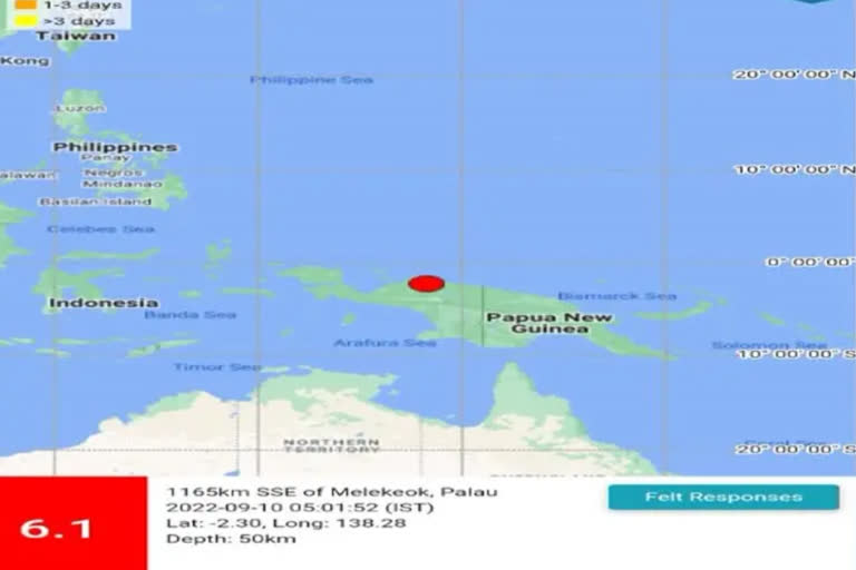 EARTHQUAKE TREMORS OF OVER 6 MAGNITUDE HITS IN MELEKEOK PALAUS