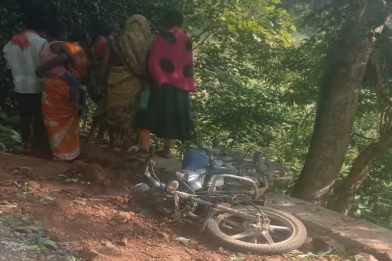 Bike accident in Kawardha
