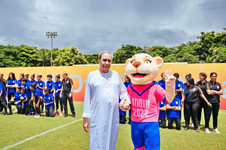 FIFA U 17 Womens World Cup  Odisha CM launches World Cup Host City Logo  अंडर 17 महिला विश्व कप  पटनायक ने मेजबान शहर का लोगो जारी किया