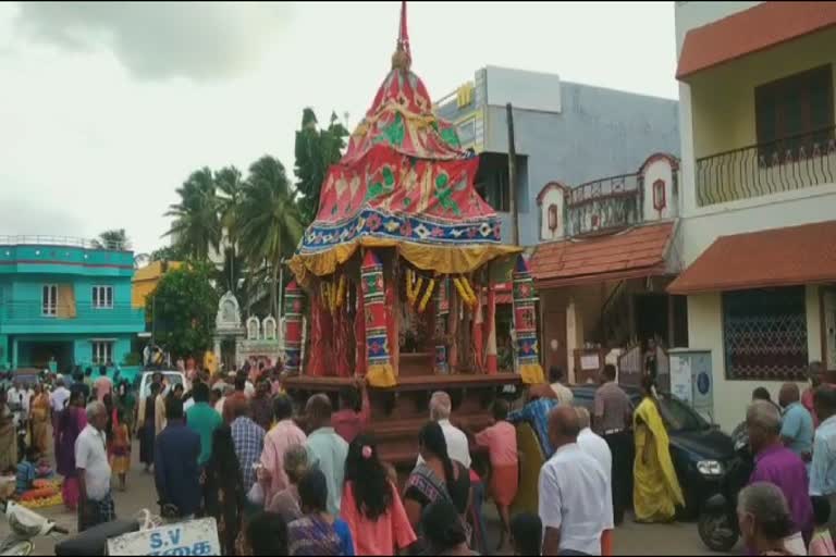 சுசீந்திரம் தாணுமாலயன் கோயில் ஆவணி தேர் திருவிழா கோலாகலம்