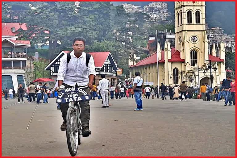 Adhiraj Barua reached Shimla