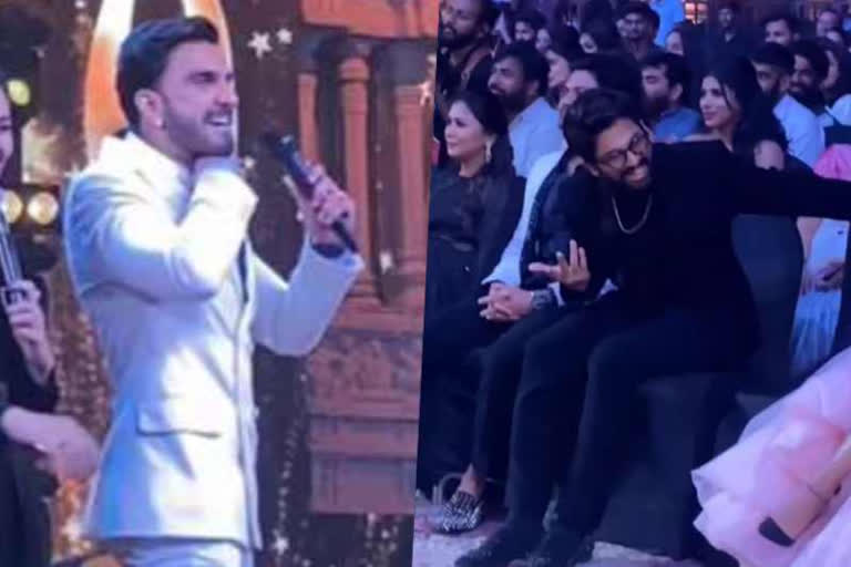 Ranveer Singh turns Pushpa at SIIMA 2022