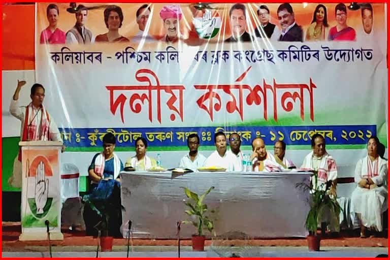 Workshop of Congress at Kaliabor in Nagaon