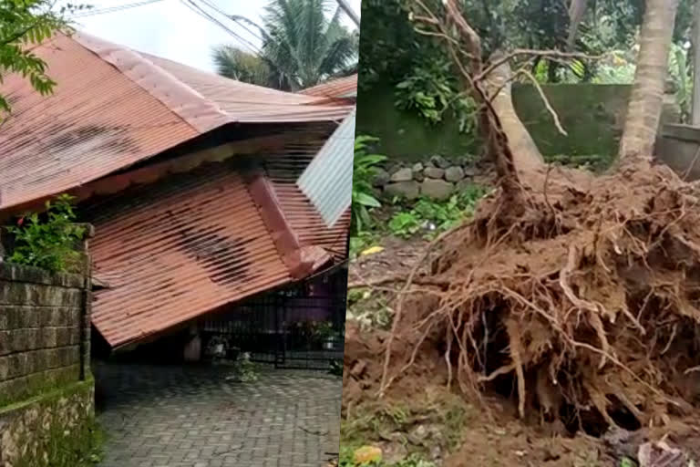 ചാലക്കുടി മിന്നല്‍ ചുഴലി  ചാലക്കുടി ചുഴലിക്കാറ്റ്  മിന്നല്‍ ചുഴലി  ചാലക്കുടി പുഴ  hurricane in thrissur chalakkudi  chalakkudi hurricane