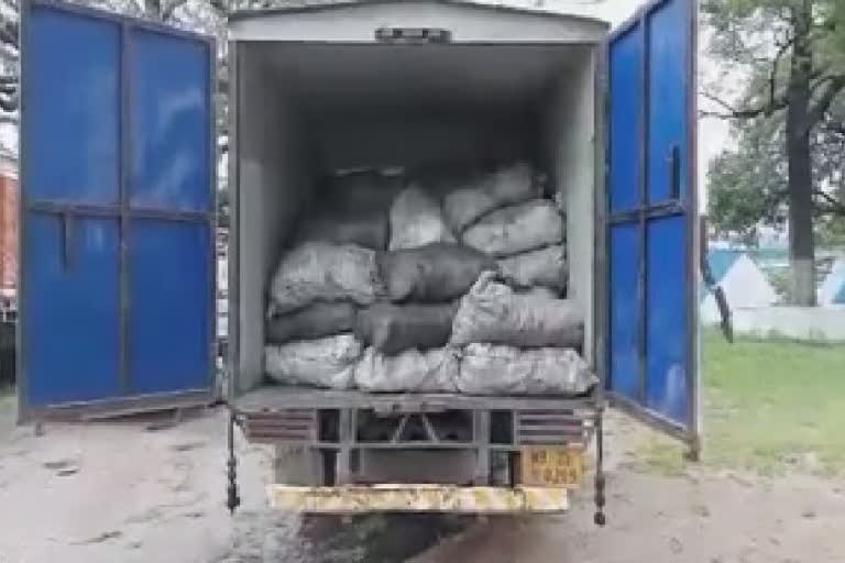 coal smuggling in milk container at Jamuria in style of Pushpa movie