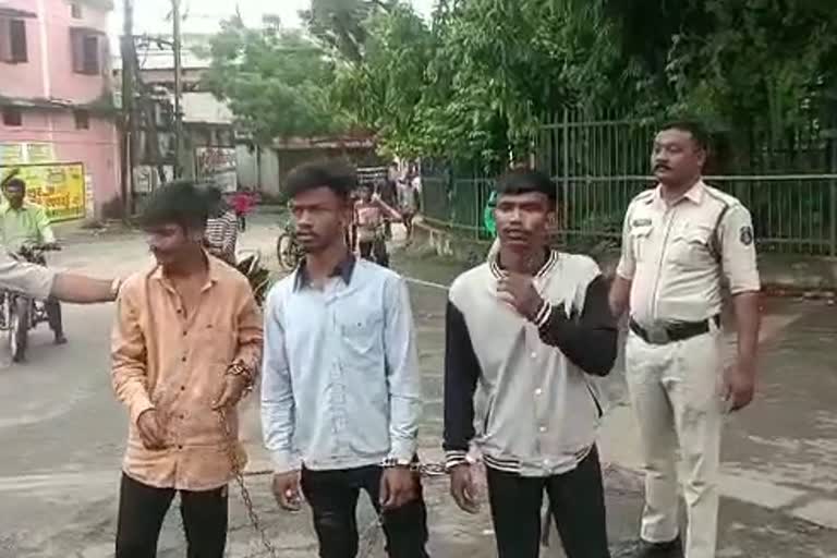 Raipur Police got a sit-in meeting with the accused