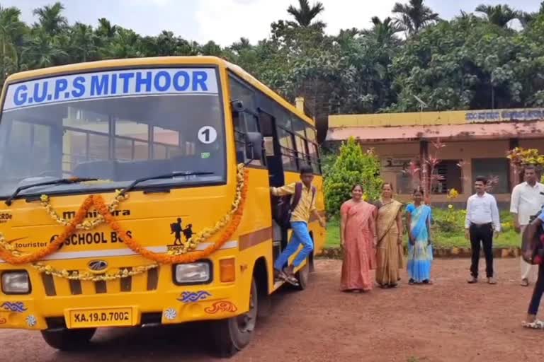 government school bought a bus