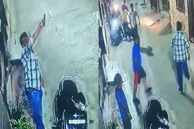 Shots fired in Joda Phatak area, CCTV images have come to light