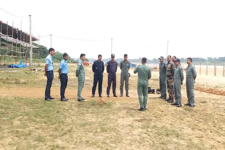 mapping of fighter aircraft for Air show in Bhubaneswar