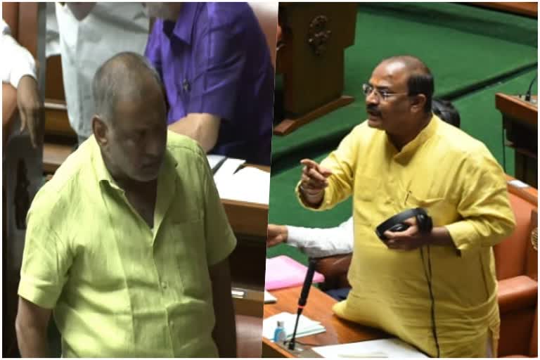 sewage-water-flow-into-lake-minister-madhuswamy-versus-aravind-limbavali