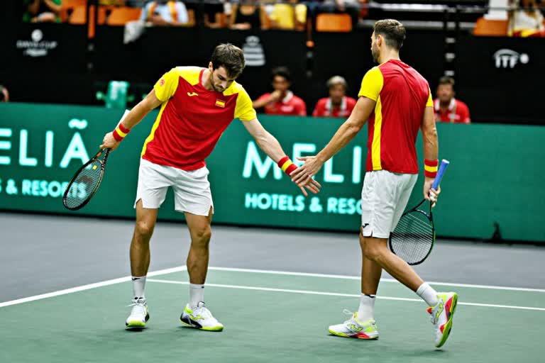 Davis Cup  Spain beat Serbia 3 0  Spain vs Serbia  Davis Cup Finals tennis tournament  डेविस कप  स्पेन ने सर्बिया को 3 0 से हराया  स्पेन बनाम सर्बिया  डेविस कप फाइनल टेनिस टूर्नामेंट