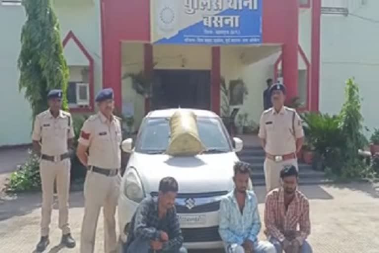 महासमुंद पुलिस ने गांजा तस्कर गिरफ्तार