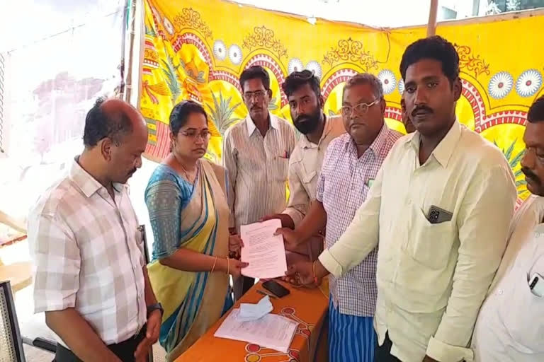 capital villagers against on Amaravati municipality