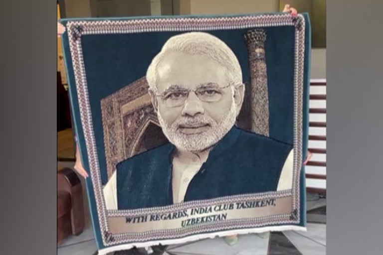 gift to pm modi from Uzbekistan indian community