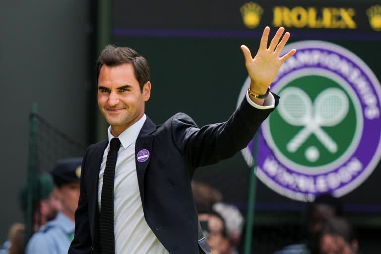 Etv Bharatറോജർ ഫെഡറർ  Roger Federer  Roger Federer announces retirement in tennis  Roger Federer retirement  വിരമിക്കൽ പ്രഖ്യാപിച്ച് റോജർ ഫെഡറർ  tennis news  tennis legend  tennis news  federer news