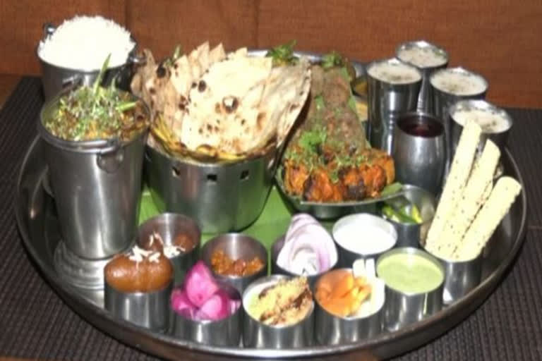 56 inch Modi Ji' Thali on PM's birthday