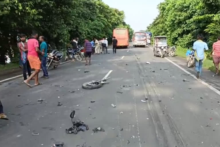 Road Accident in Khagaria