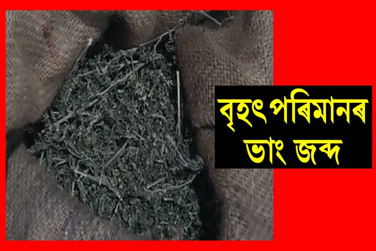 Weed seized at jonai