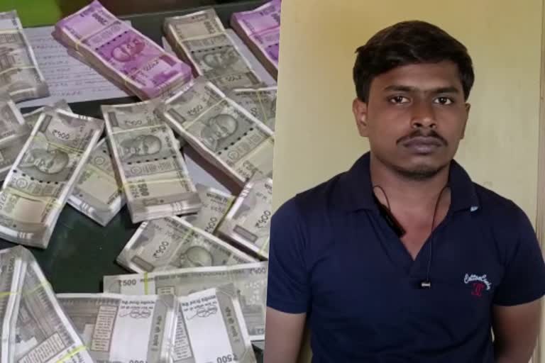 man from maharastra arrested  thirty lakh black money  black money in manjeswaram  excise seized black money in manjeswaram  black money seized in kasargode  latest news in kasargode  കുഴൽപ്പണവുമായി മഹാരാഷ്ട്ര സ്വദേശി പിടിയിൽ  30 ലക്ഷം രൂപയുടെ കുഴൽപ്പണം  മഹാരാഷ്‌ട്ര സ്വദേശി യശ്‌ദീപ് പിടിയിൽ  മഞ്ചേശ്വരത്ത് കുഴല്‍പണം  കാസർകോട് ഏറ്റവും പുതിയ വാര്‍ത്ത  കാസർകോട് ഇന്നത്തെ പ്രധാന വാര്‍ത്തകള്‍