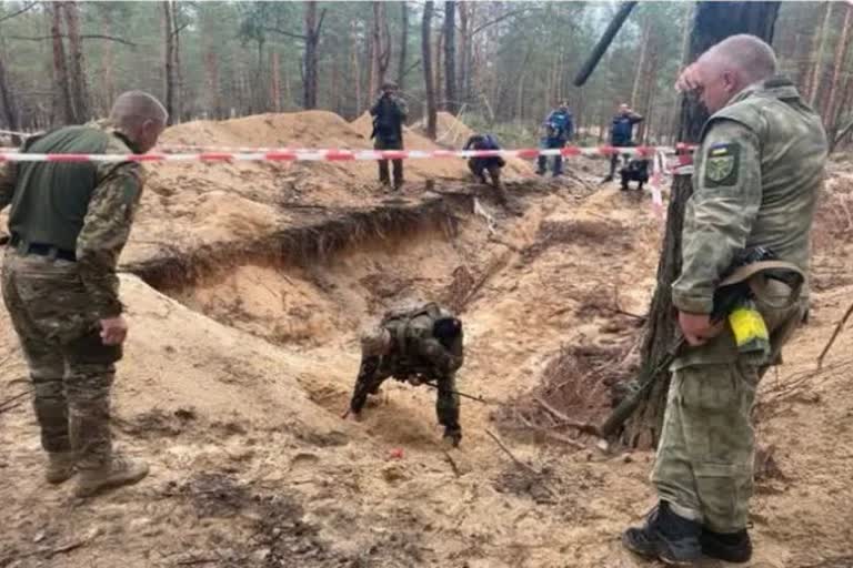 Russia Ukraine War, new mass grave of over 440 bodies found in Ukraine's recaptured Izium city