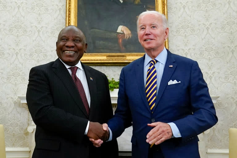 Biden calls South Africa a vital voice despite Russia stance