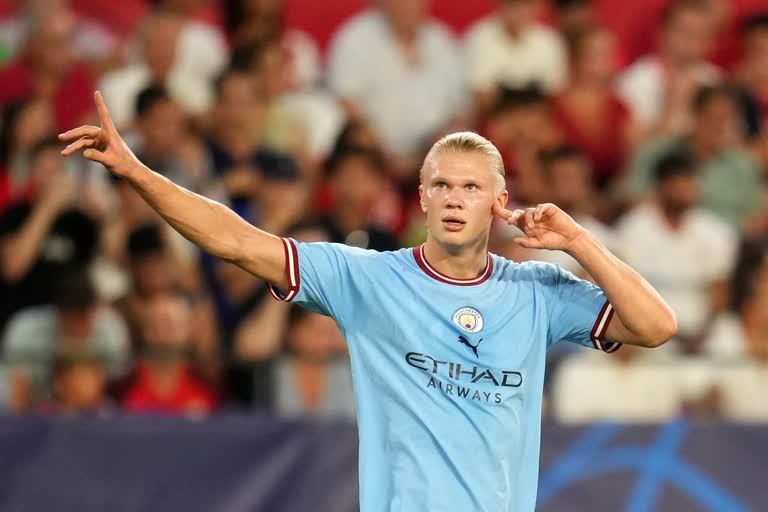 Erling Haaland wins player of the month award  Erling Haaland  Premier League  Manchester City  ഇംഗ്ലീഷ്‌ പ്രീമിയർ ലീഗ്  മാഞ്ചസ്റ്റർ സിറ്റി ഫോർവേഡ് എർലിങ്‌ ഹാലൻഡ്  എർലിങ്‌ ഹാലൻഡ്  മാഞ്ചസ്റ്റർ സിറ്റി