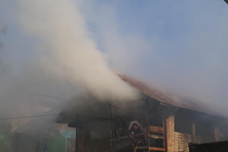 Fire Broke Out in Cowshed