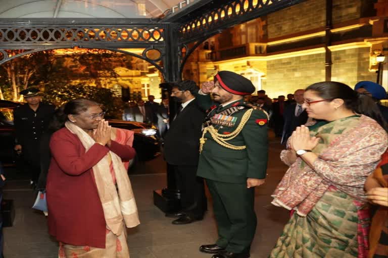 President Droupadi Murmu arrived in London to attend Queen Elizabeth IIs state funeral