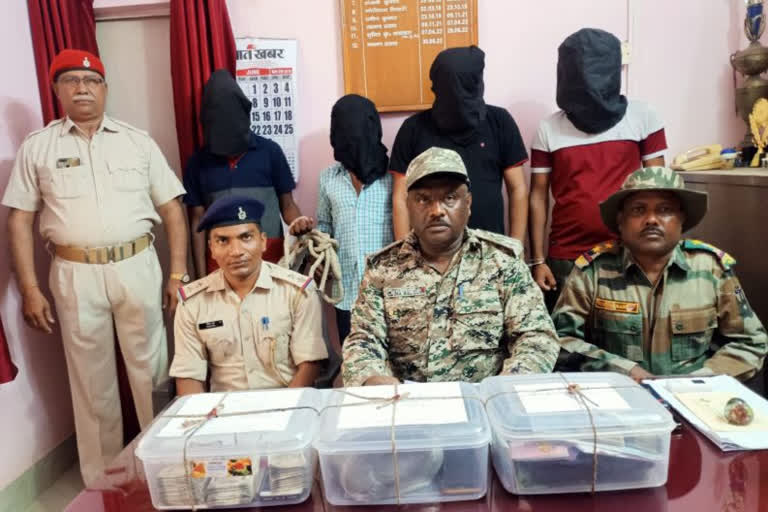 Four including a CRPF personnel arrested with 2 kg opium in Jharkhand’s Chaibasa