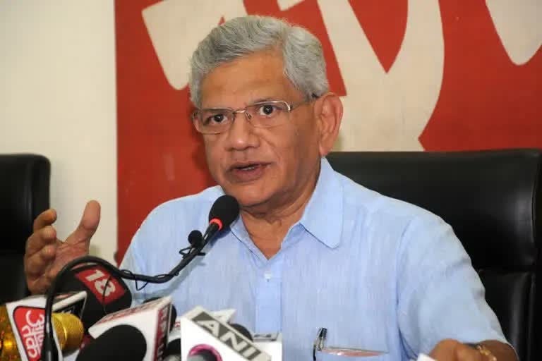 Sitaram Yechury  Get BJP out of power says Sitaram Yechury  Sitaram Yechury about BJP  BJP  CPM general secretary Sitaram Yechury  ബിജെപി  സീതാറാം യെച്ചൂരി  ഹൈദരാബാദ്  സിപിഎം ജനറൽ സെക്രട്ടറി സീതാറാം യെച്ചൂരി  സിപിഎം