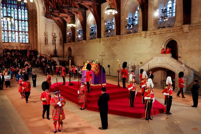 Bidens among thousands paying respects to Queen Elizabeth II