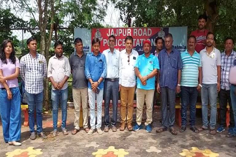 allegation of misbehave to journalists in jajpur