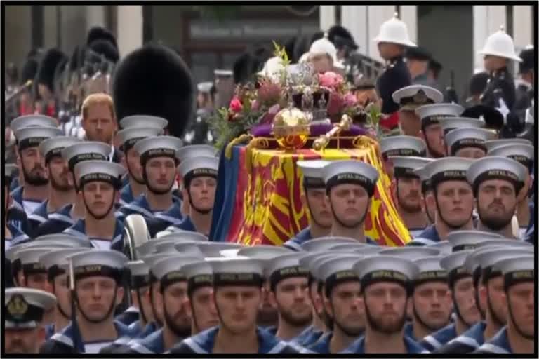 Queen Elizabeth II funeral has begun