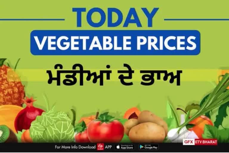 vegetable rates, Today Vegetable rates