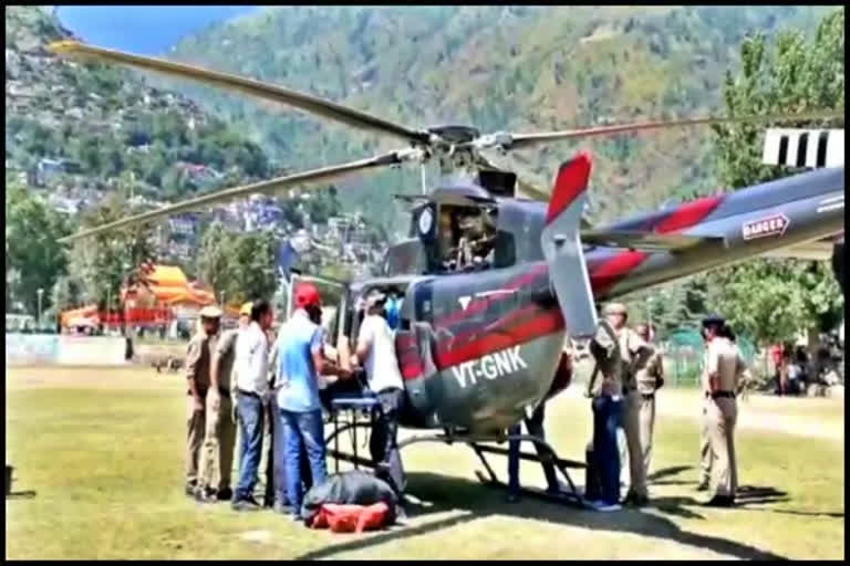 Himachal: Israeli citizen airlifted to Chandigarh from Kullu for treatment