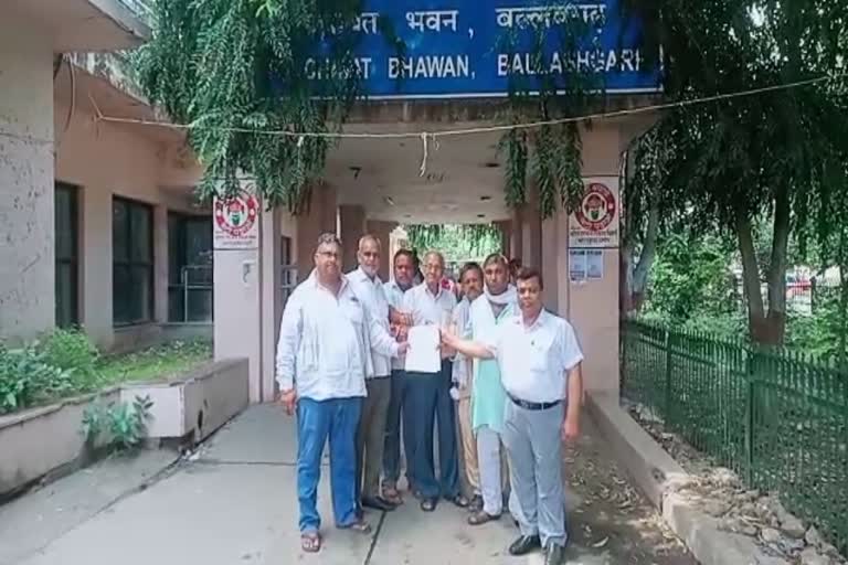 trader protest in Faridabad