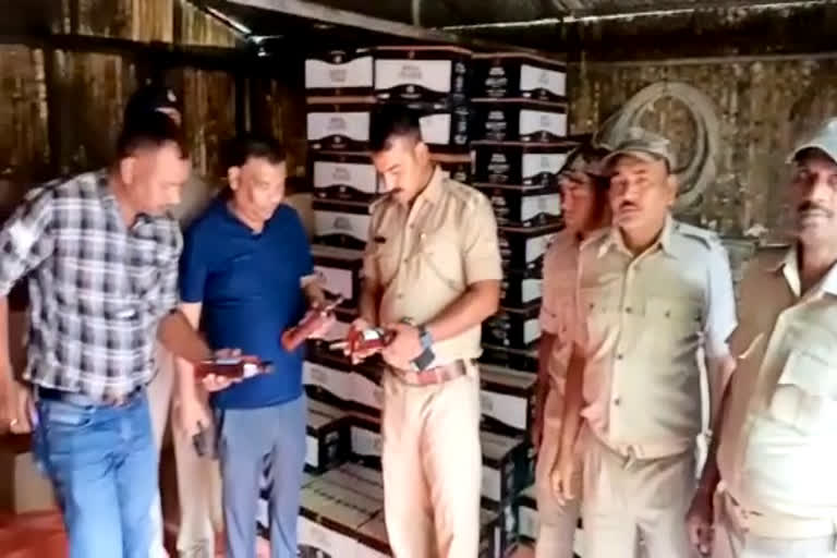 Excise department action against illegal liquor