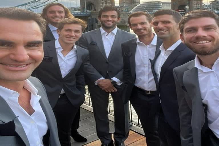 Federer, Djokovic & Co. hit London for Laver Cup photo shoot