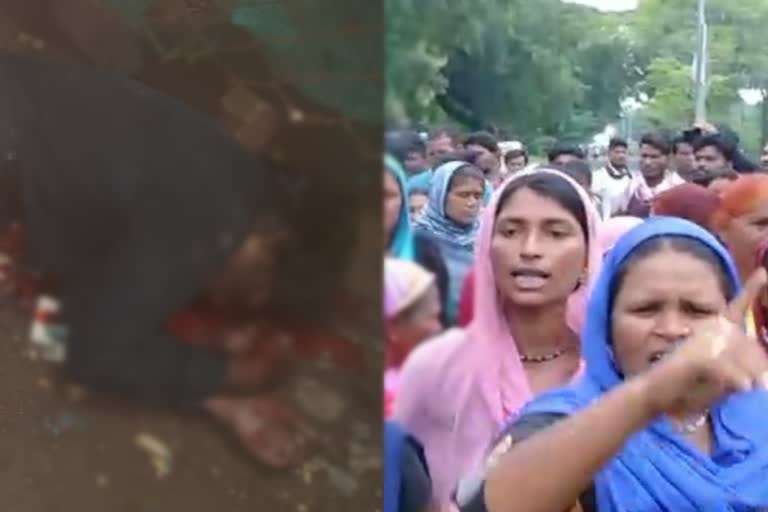 accused killed by a mob