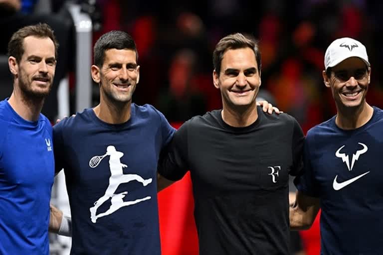 Laver Cup  Laver Cup 2022  Roger Federer  Rafael Nadal  Novak Djokovic  Andy Murray  Roger Federer retirement  നൊവാക് ജോക്കോവിച്ച്  റാഫേൽ നദാൽ  റോജർ ഫെഡറർ  ആൻഡി മുറെ  ലാവര്‍ കപ്പ്  റോജർ ഫെഡറർ വിടവാങ്ങല്‍ മത്സരം