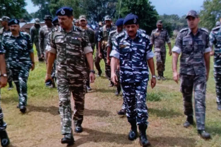 CRPF DG Kuldeep Singh reached Budha Pahar