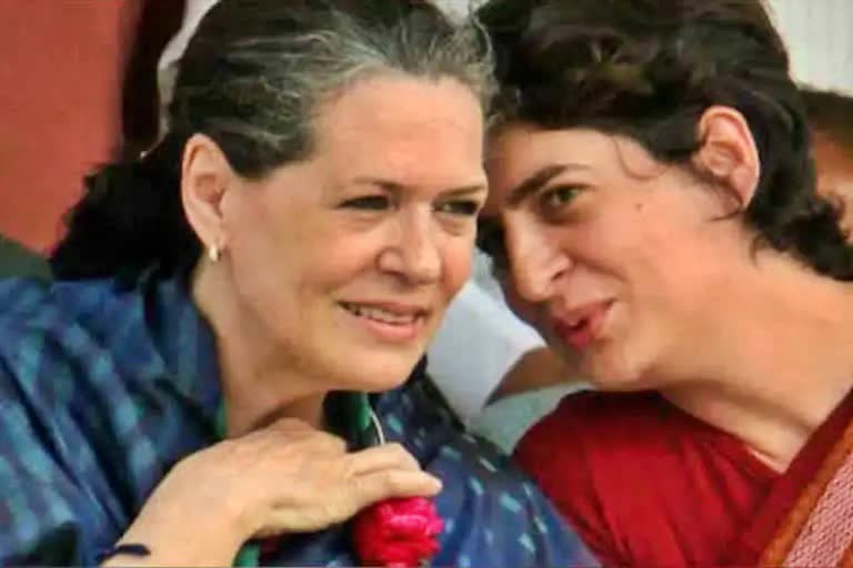 Sonia Gandhi and Priyanka Vadra