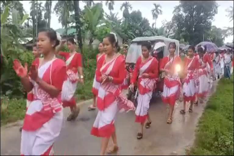 Jonai Girls College Foundation Day Celebrated in Jonai